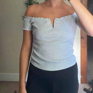 Off the Shoulder Crop Top
